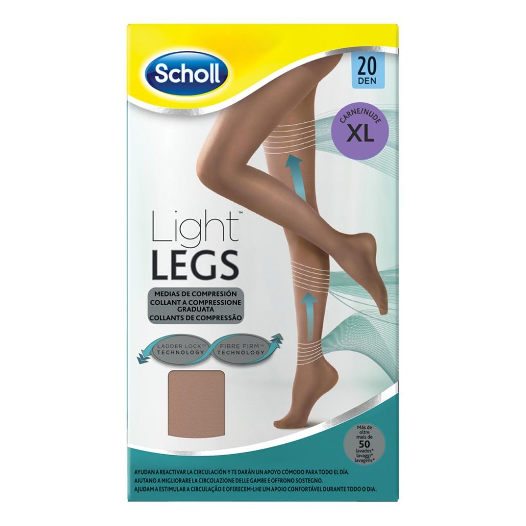 SCHOLL LIGHTLEGS 20 DENARI TAGLIA XL COLORE NUDE 1 PAIO