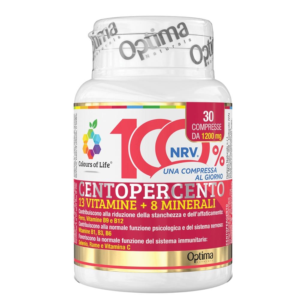 COLOURS OF LIFE CENTOPERCENTO 30 COMPRESSE 1200 MG