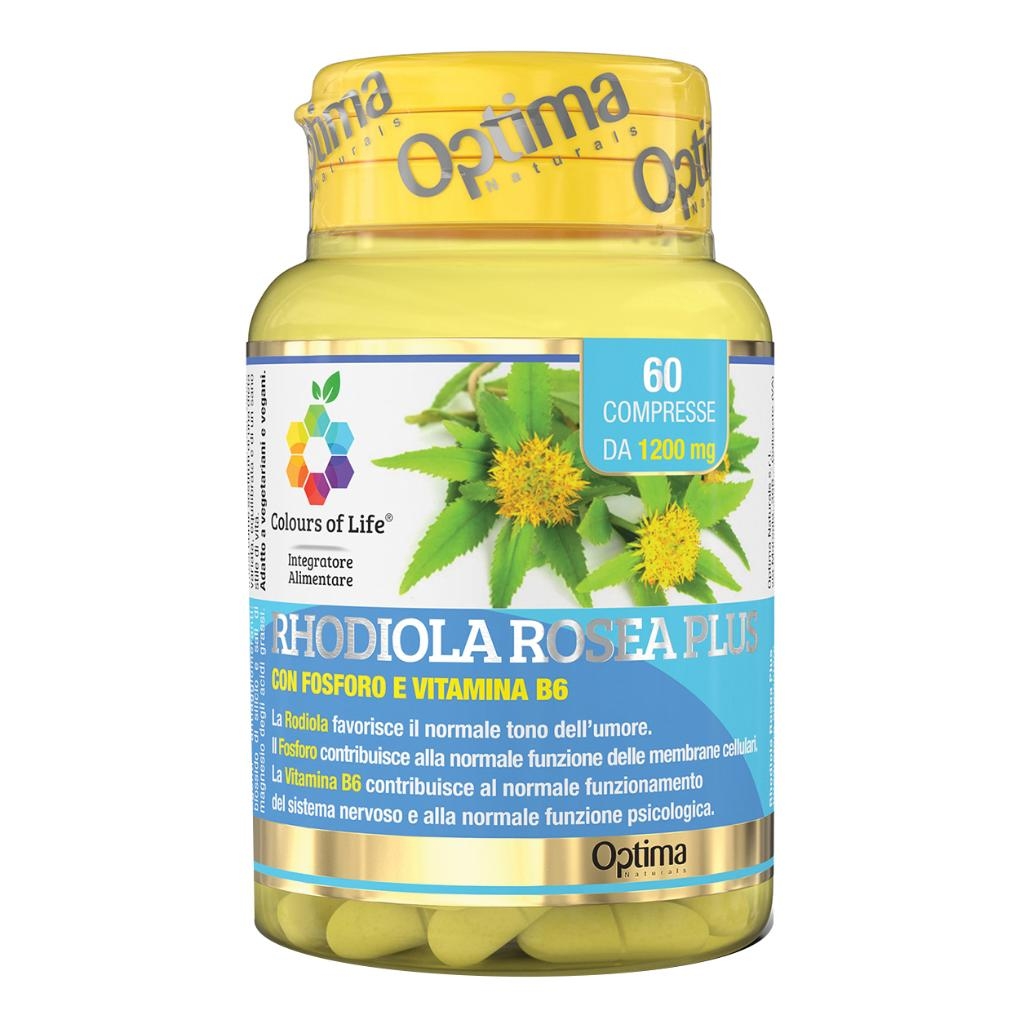 COLOURS OF LIFE RHODIOLA ROSEA PLUS 60 COMPRESSE 1200 MG