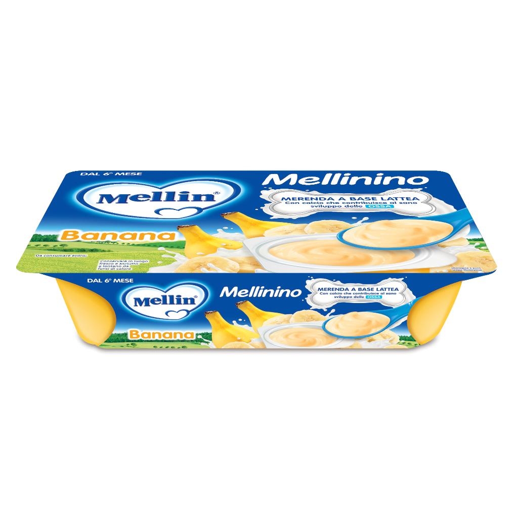 MELLININO MERENDA BANANA 6 X 55 G