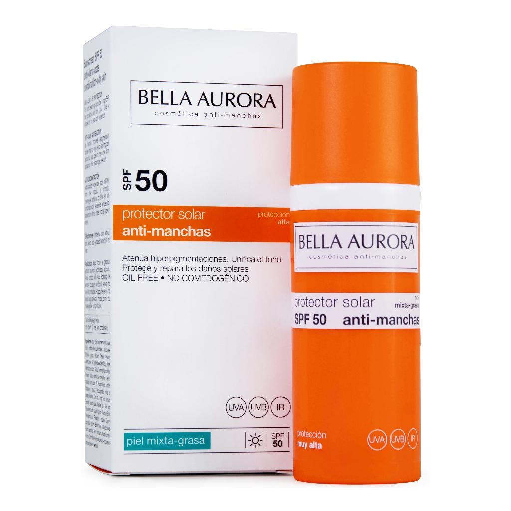 GEL SOLARE SPF 50 ANTI-MACCHIE PELLE MISTA-GRASSA