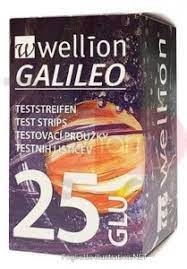 WELLION GALILEO STRIPS 25 GLICEMIA