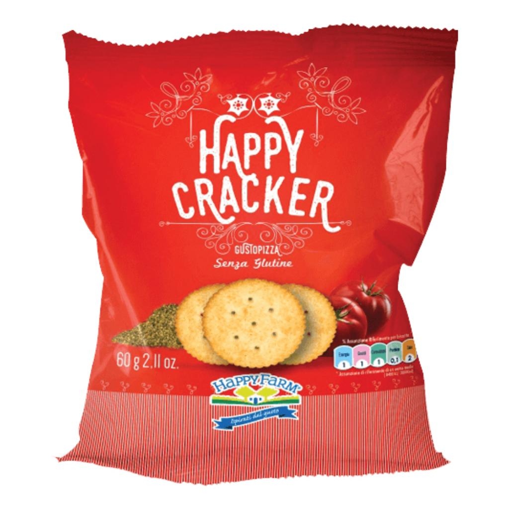 HAPPY FARM HAPPY CRACKERS GUSTO PIZZA 60 G