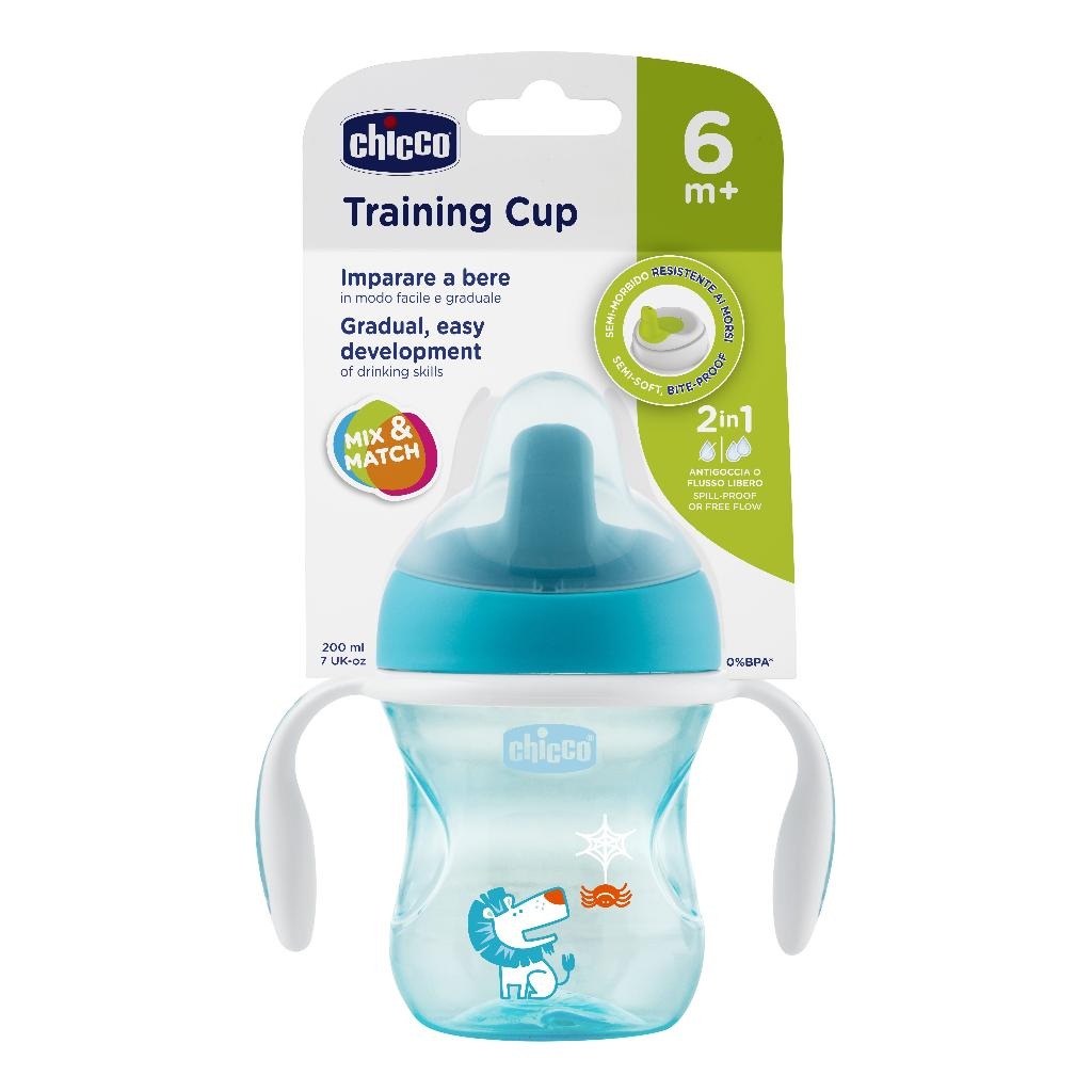 CHICCO TAZZA TRAINING AZZURRA 6 MESI