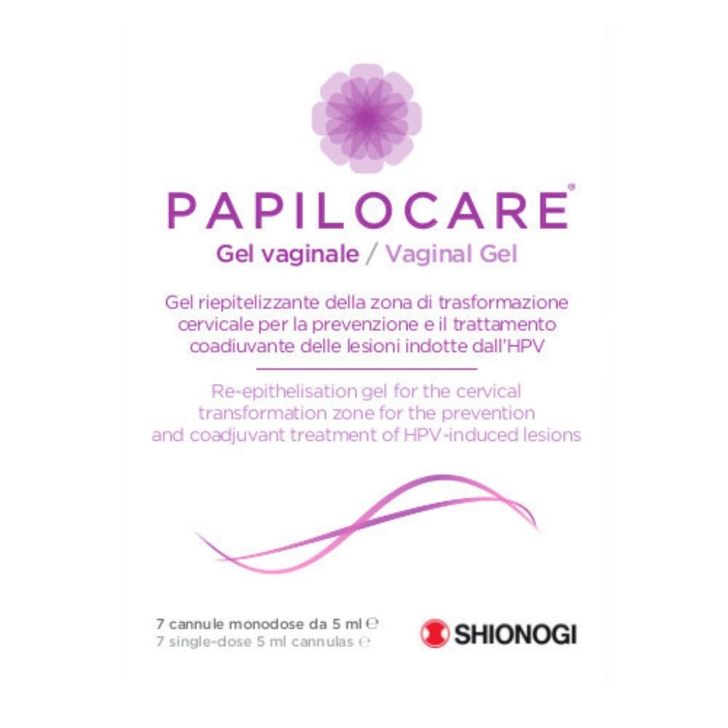 PAPILOCARE GEL VAGINALE 7 CANNULE MONODOSE X 5 ML