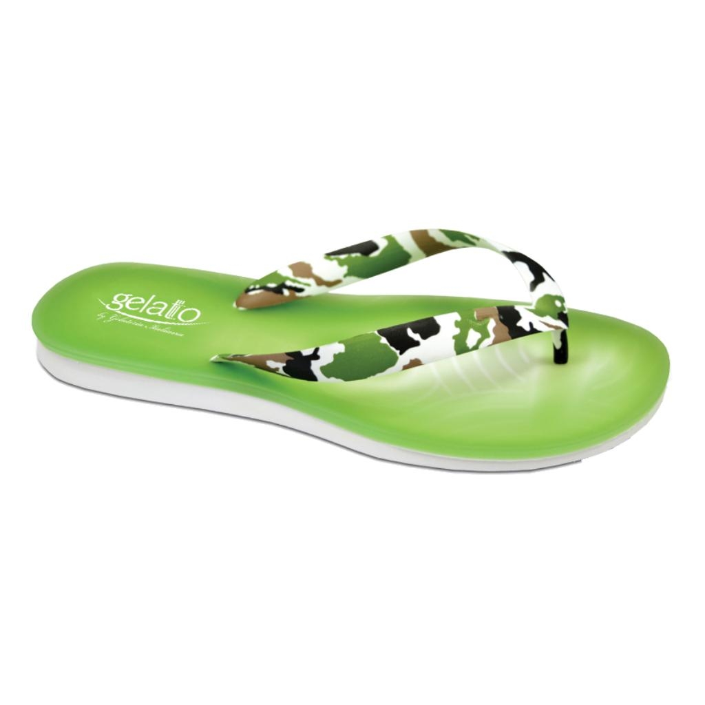 INFRADITO GELATO UOMO CON PLANTARE GEL CAMOUFLAGE/LIME 44/45 1 PAIO