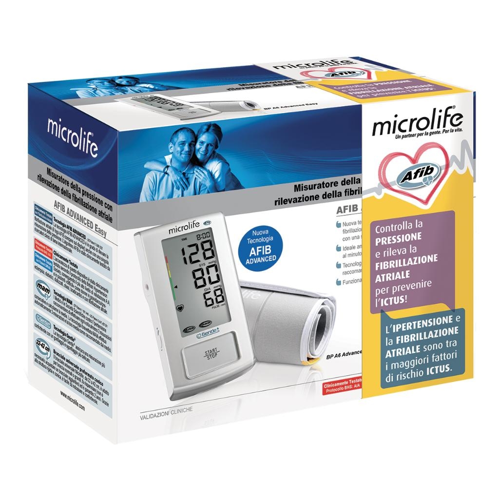 MISURATORE DI PRESSIONE ELETTRONICO MICROLIFE AFIB ADVANCED EASY
