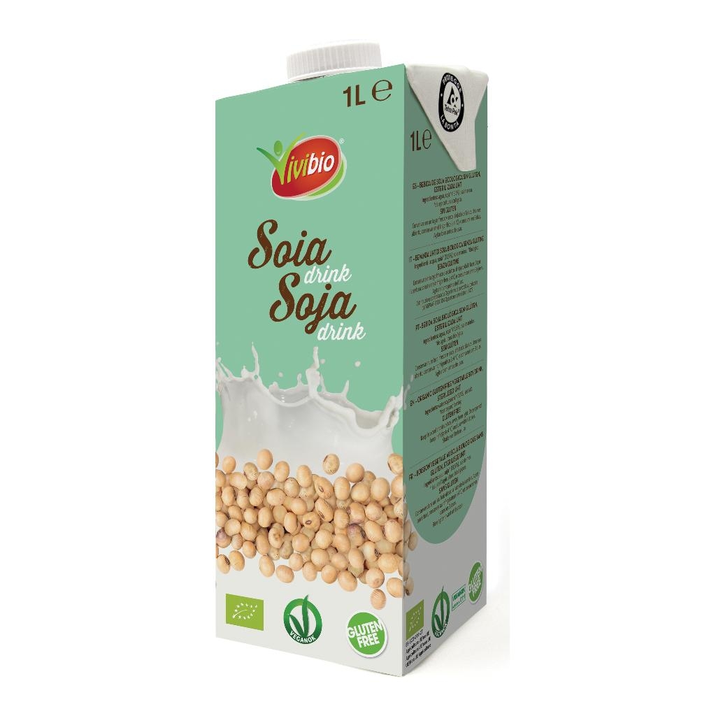 VIVIBIO BEVANDA SOIA DRINK SENZA GLUTINE BIO 1 LITRO