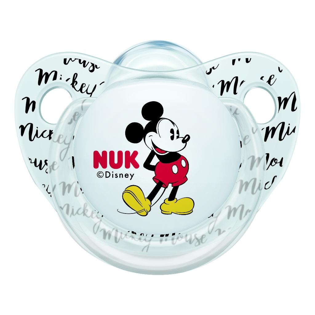 NUK SUCCHIETTO MICKEY IN SILICONE 0-6 MESI 2 PEZZI