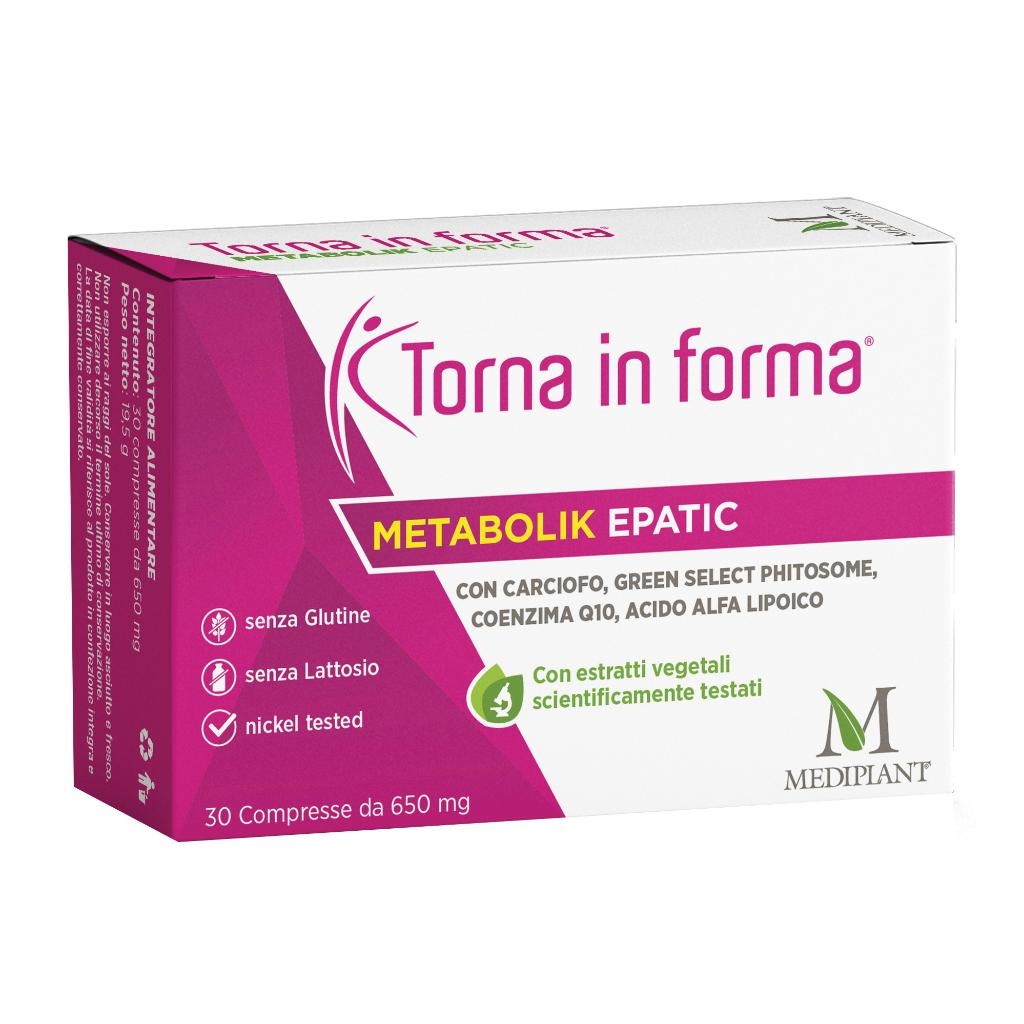 TORNA IN FORMA METABOLIK EPATIC 30 CAPSULE