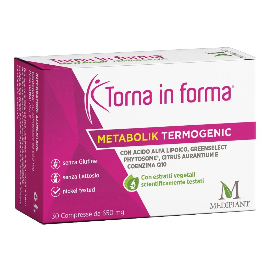 TORNA IN FORMA METABOLIK TERMOGENIC 30 CAPSULE