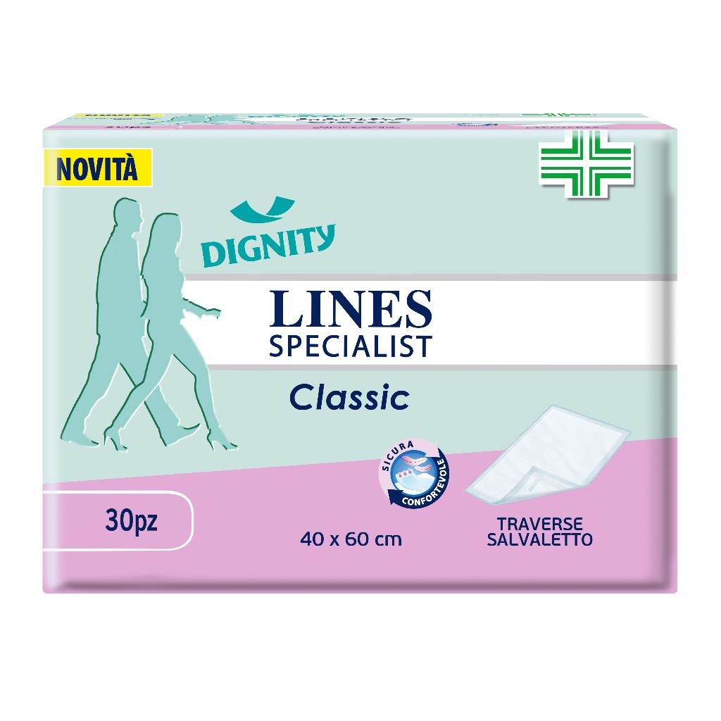 TRAVERSA PER INCONTINENZA LINES SPECIALIST CLASSIC 40X60 CM 30 PEZZI