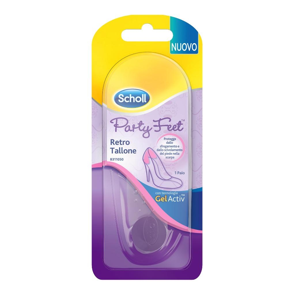 PLANTARE ORTOPEDICO PER RETRO TALLONE PARTY FEET SCHOLL GEL ACTIV 1 PAIO