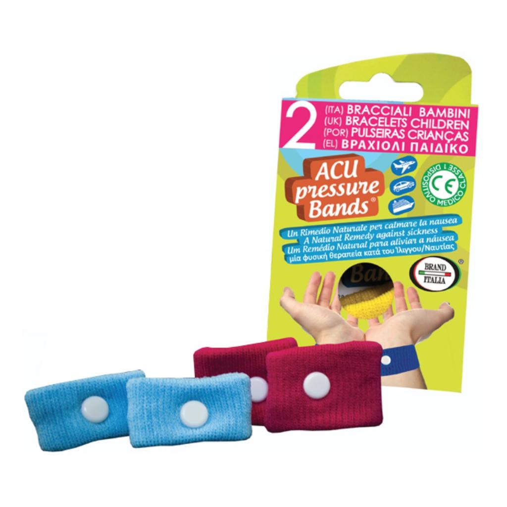 BRACCIALE ACU PRESSURE BAND BAMBINI 2 PEZZI