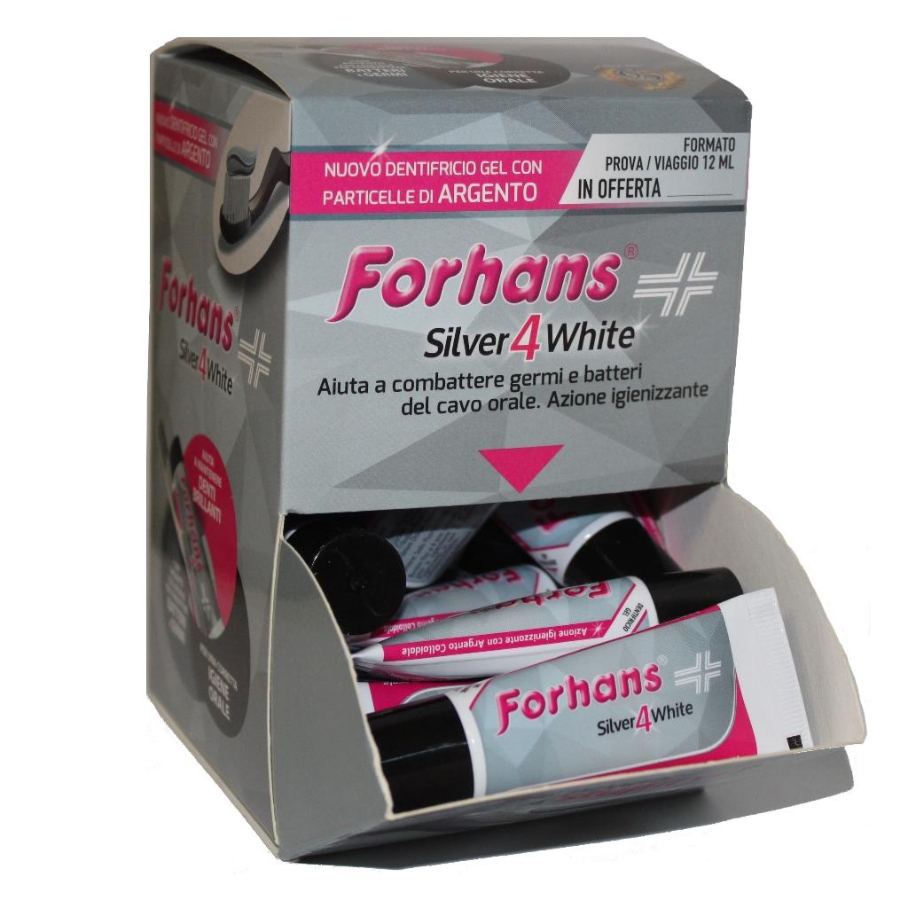 DENTIFRICIO SILVER 4 WHITE FORHANS 12 ML