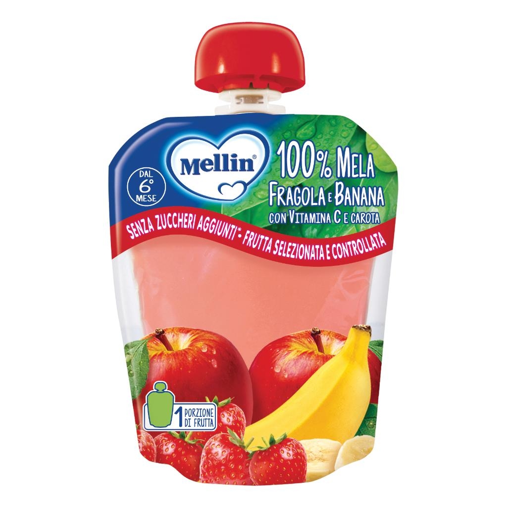 MELLIN POUCH MELA/FRAGOLA/BANANA 90 G