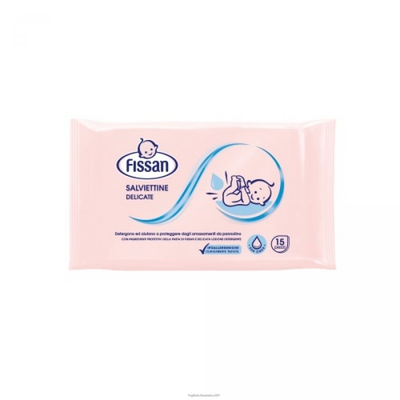 FISSAN SALVIETTINE VIAGGIO POCKET 15 PEZZI NEW