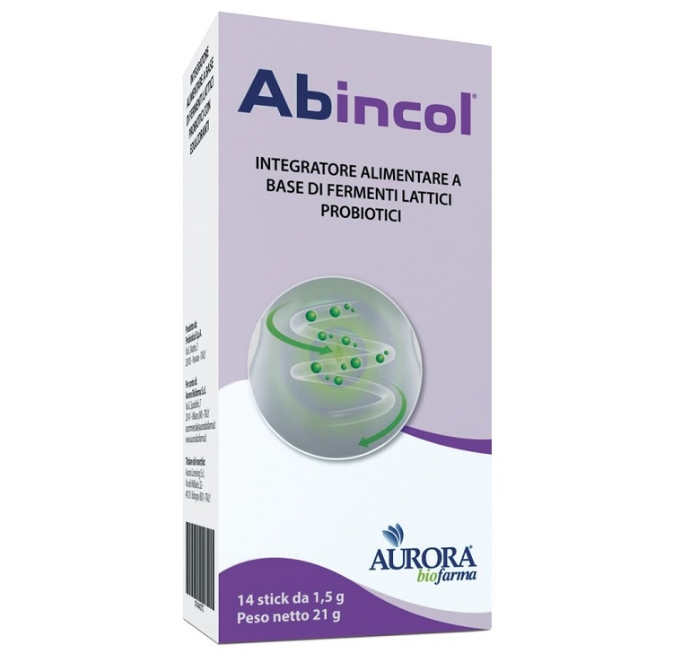 ABINCOL 14 STICK OROSOLUBILI