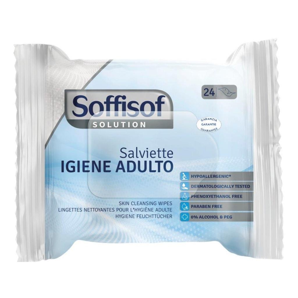 SOFFISOF SOLUTION SALVIETTINE UMIDIFICATE 24 PEZZI