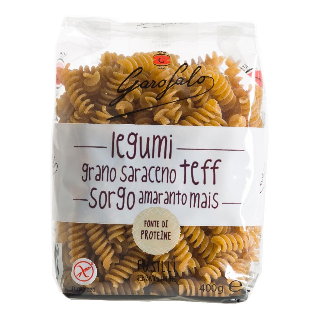 GAROFALO FUSILLI PASTA SENZA GLUTINE LEGUMI E CEREALI 400 G