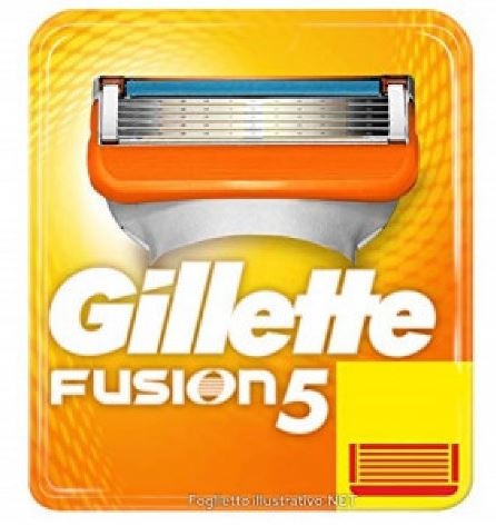 GILLETTE FUSION MANUAL LAME 2 PEZZI