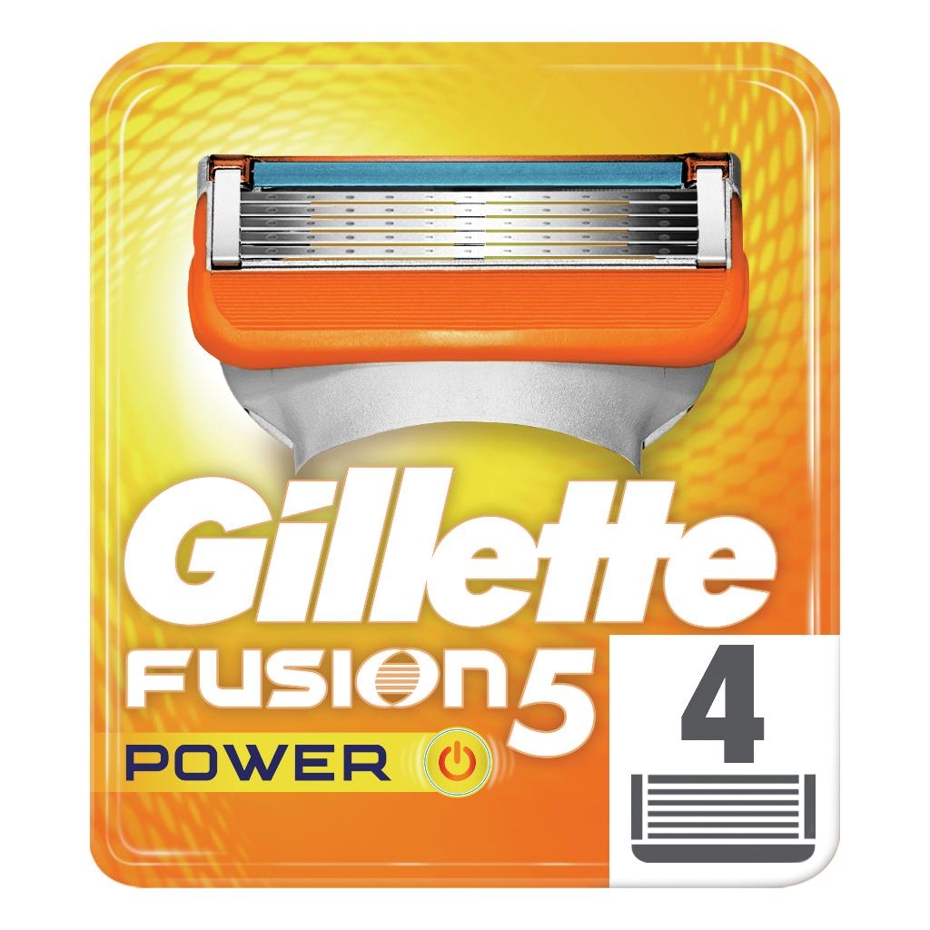 GILLETTE FUSION POWER LAME 4 PEZZI