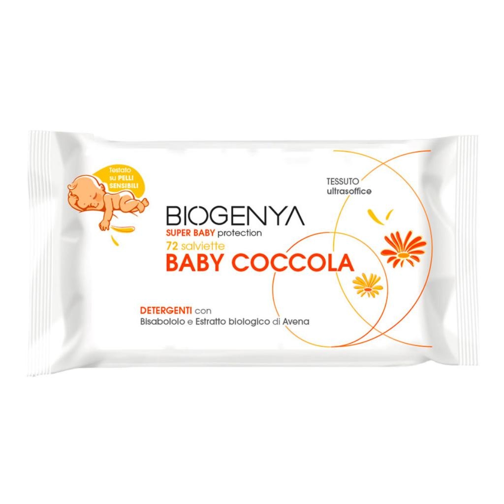 BIOGENYA SUPER BABY PROTECTION 72 SALVIETTE BABY COCCOLA DETERGENTI