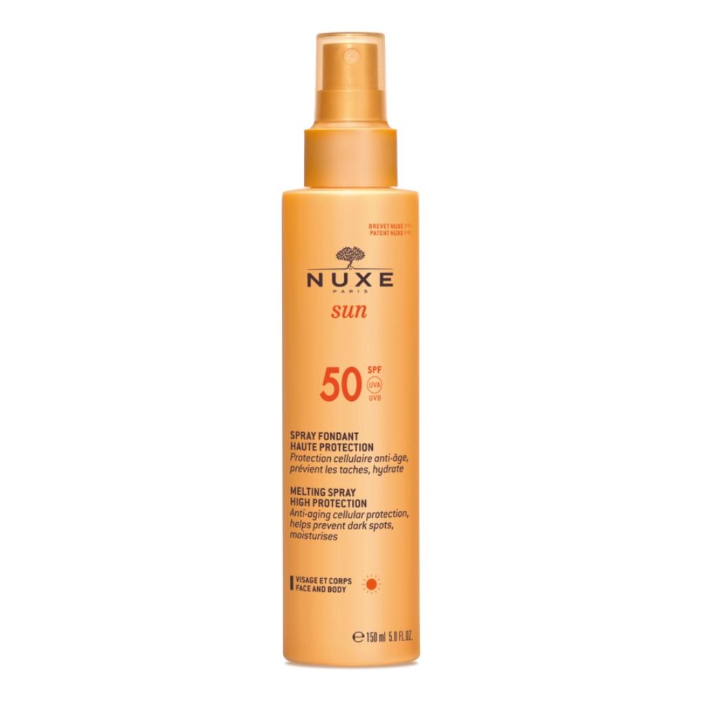 NUXE SUN SPRAY SOLARE VISO E CORPO ALTA PROTEZIONE SPF50 150 ML