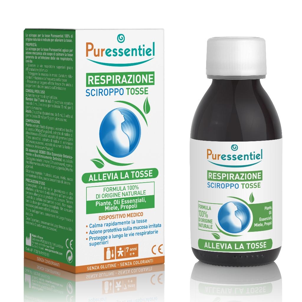 PURESSENTIEL SCIROPPO TOSSE RESPIRAZIONE DISPOSITIVO MEDICO 125 ML