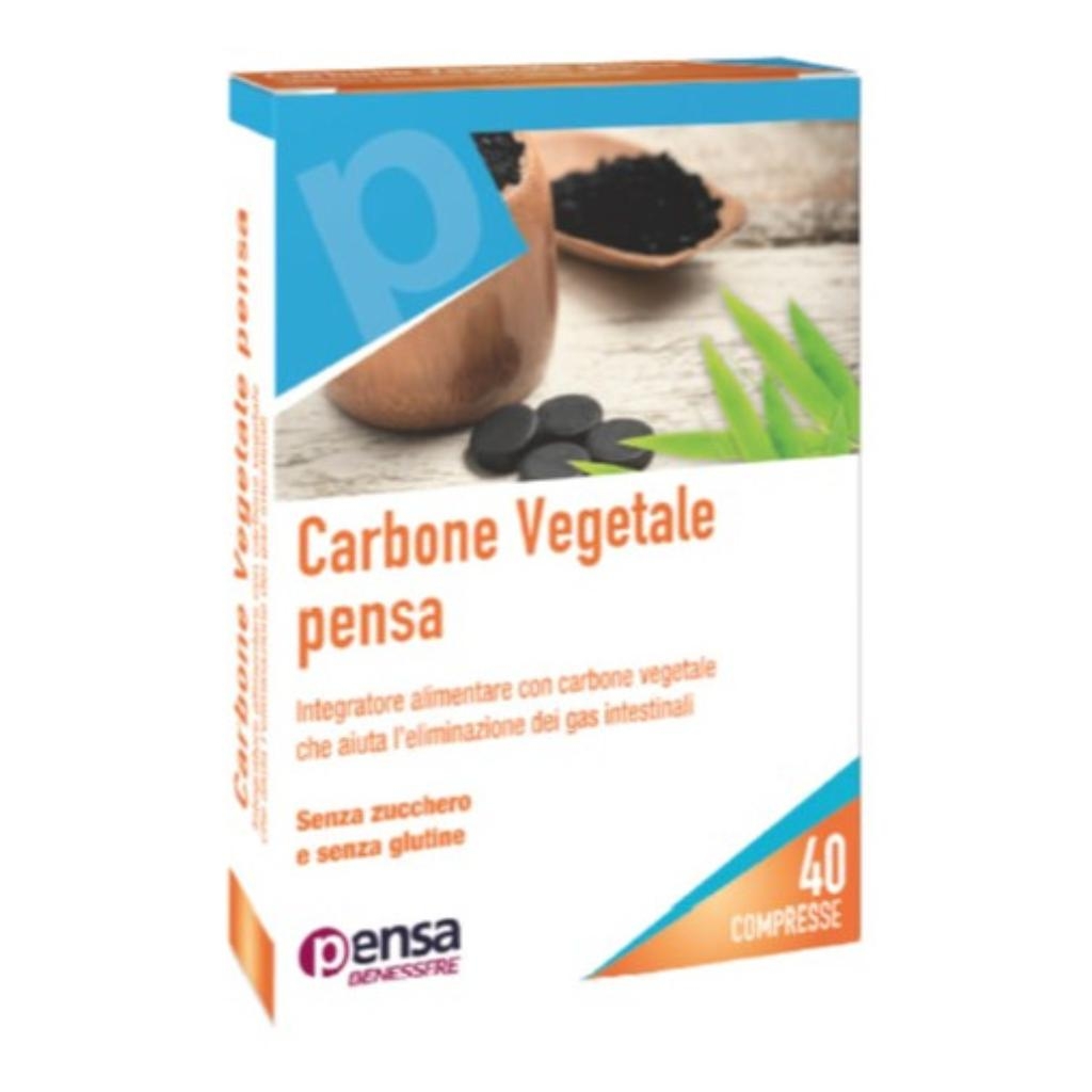 CARBONE VEGETALE PENSA 40 COMPRESSE