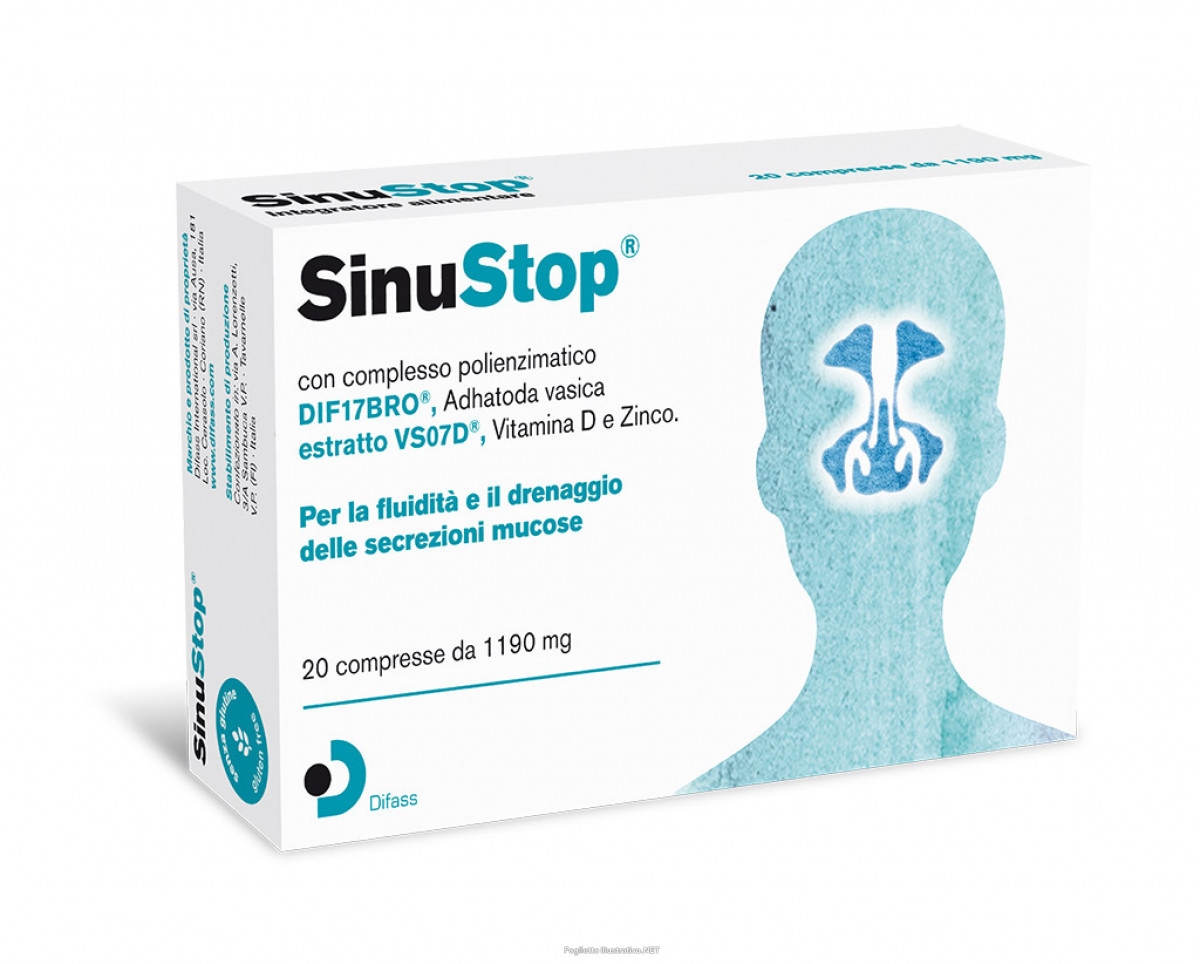 SINUSTOP 20 COMPRESSE DA 1190 MG