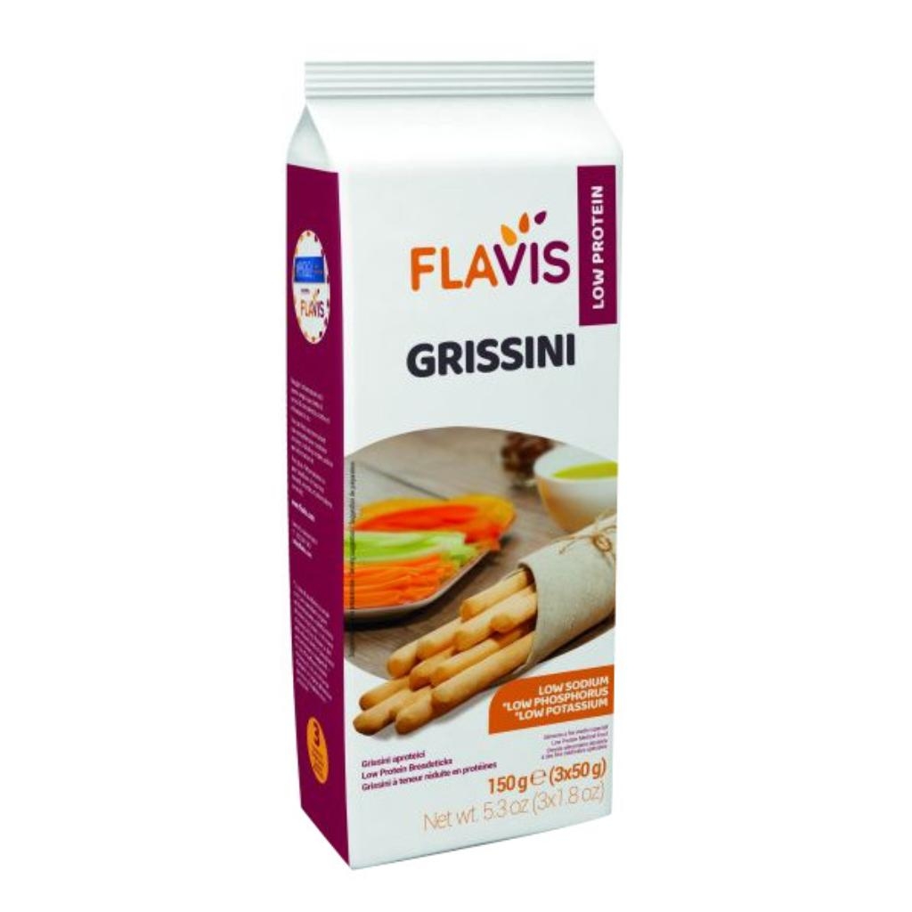 FLAVIS GRISSINI APROTEICI 3 PORZIONI DA 50 G