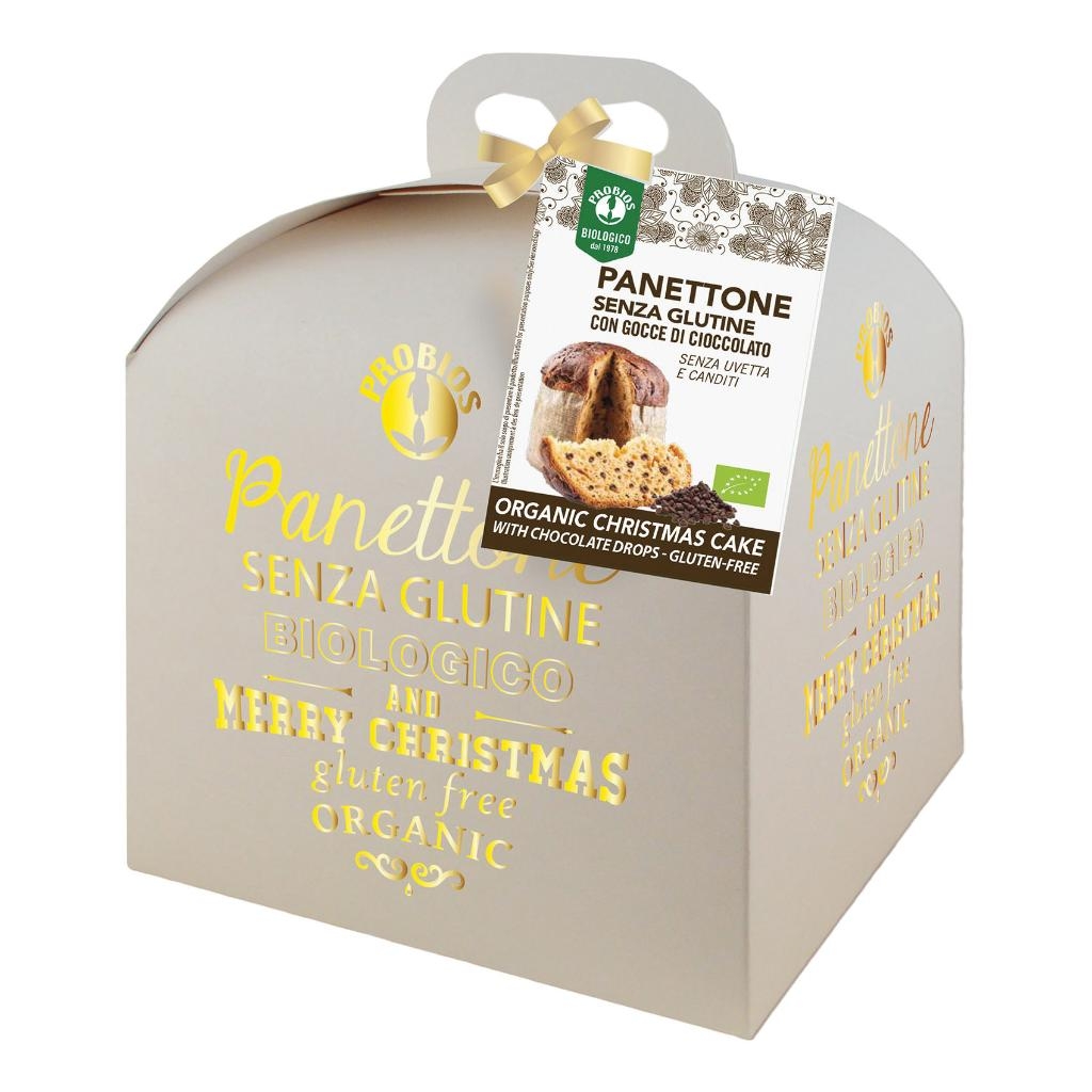 PANETTONE SENZA GLUTINE CON GOCCE DI CIOCCOLATO 500 G