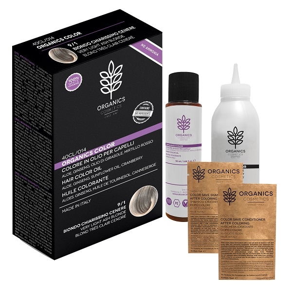 ORGANICS PHARM ORGANICS COLOR 9/1 BIONDO CHIARISSIMO CENERE