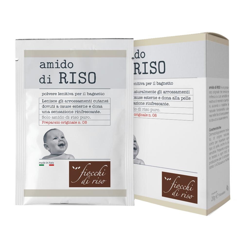 FIOCCHI DI RISO AMIDO DI RISO POLVERE LENITIVO 100 G