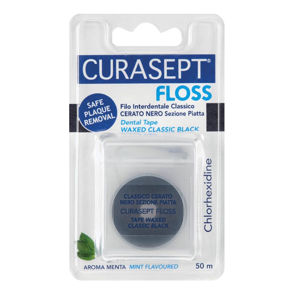 CURASEPT FLOSS CERATO NERO CLOREXIDINA