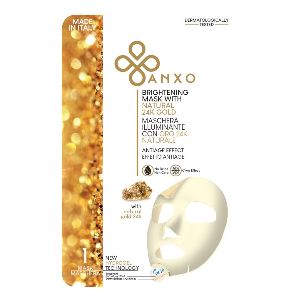 ANXO MASCHERA TNT HYDROGEL ORO NATURALE 24K