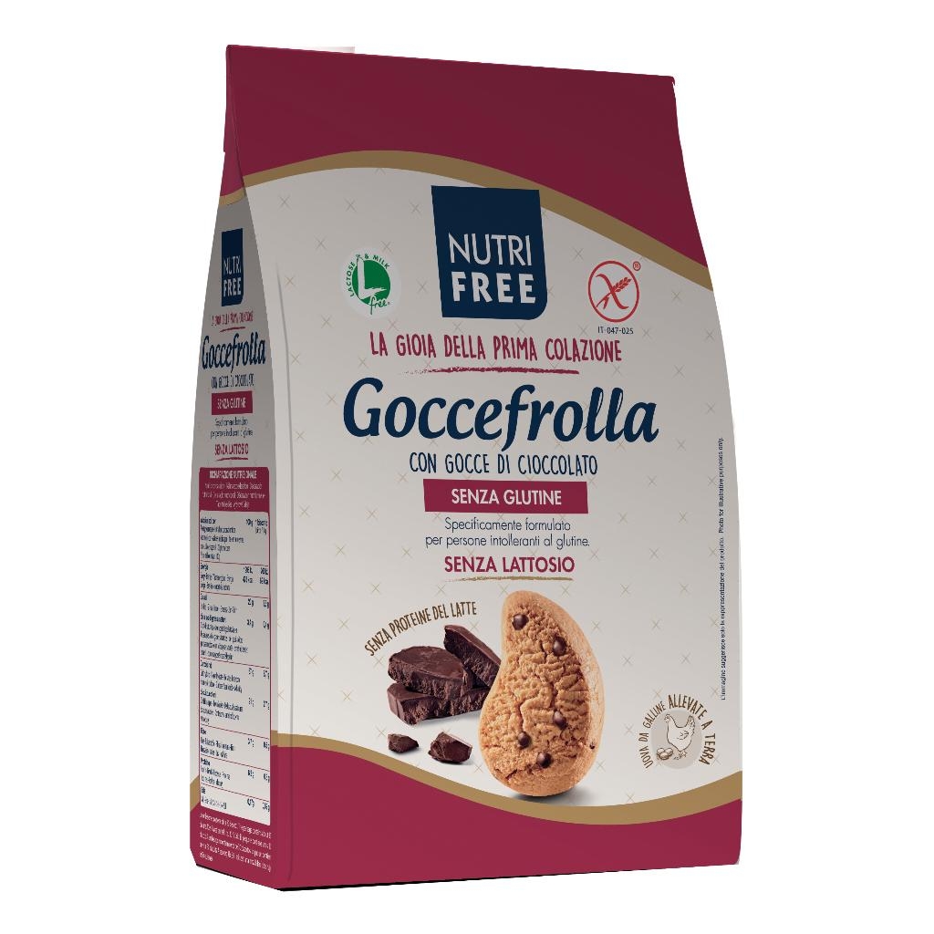 NUTRIFREE GOCCEFROLLA CON GOCCE DI CIOCCOLATO 400 G