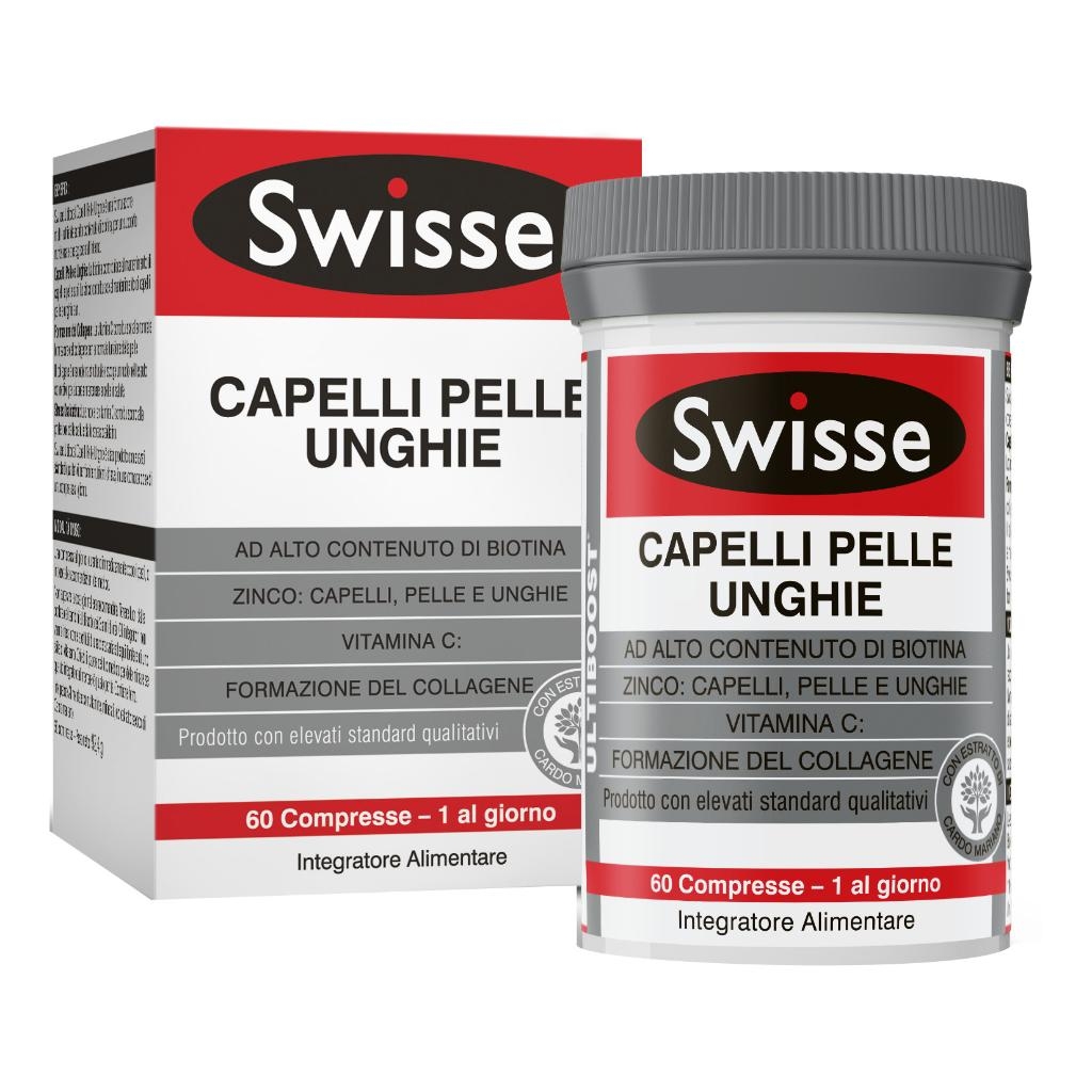 SWISSE CAPELLI PELLE UNGHIE 60 COMPRESSE