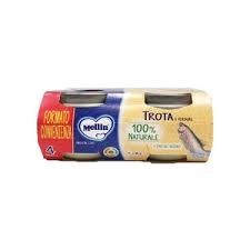 MELLIN OMOGENEIZZATO DI TROTA E VERDURE 4 X 80 G