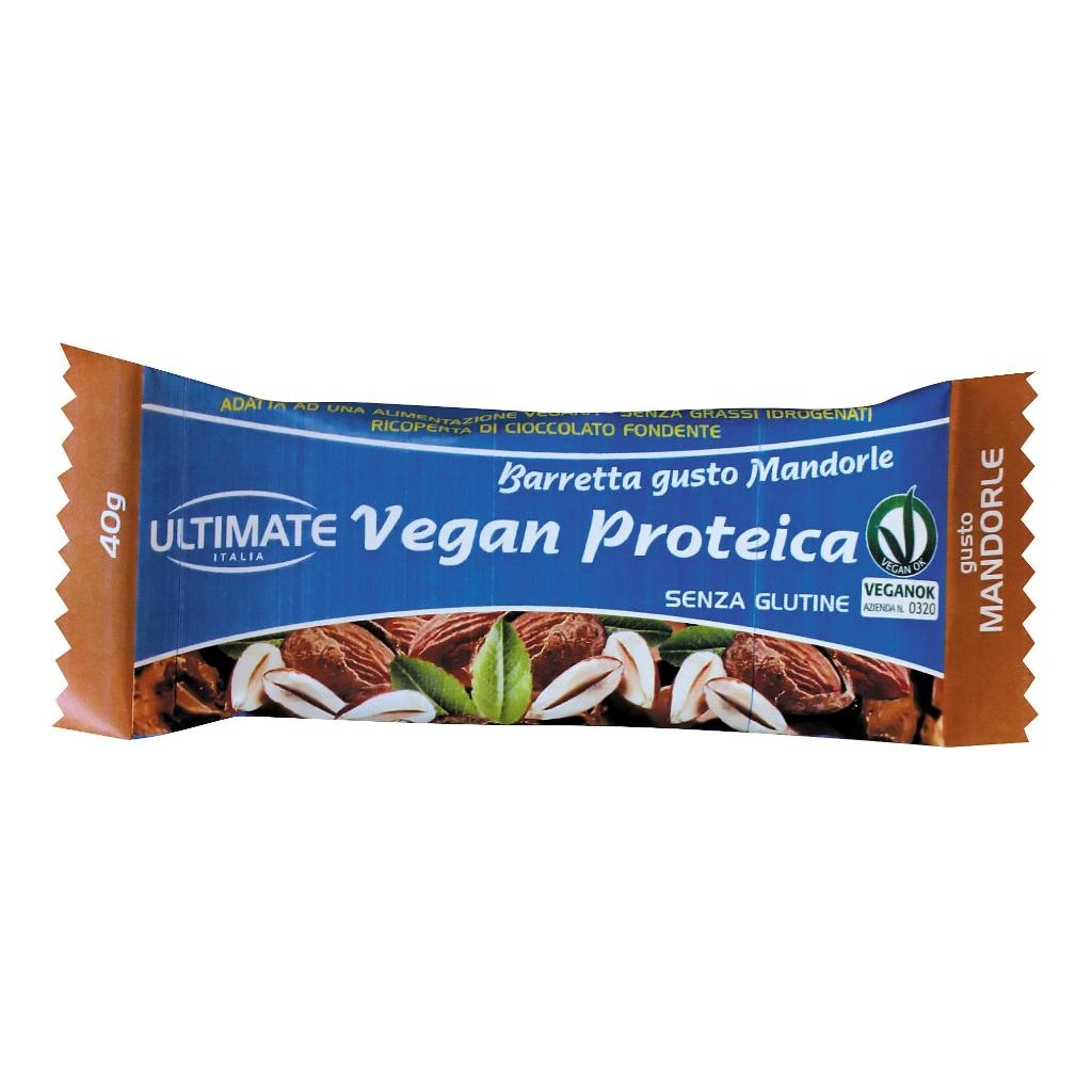 ULTIMATE BARRETTA VEGAN PROTEICA MANDORLA 1 PEZZO 40 G