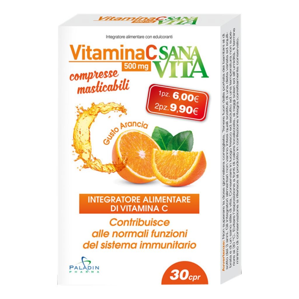 SANAVITA VITAMINA C MASTICABILE 30 COMPRESSE