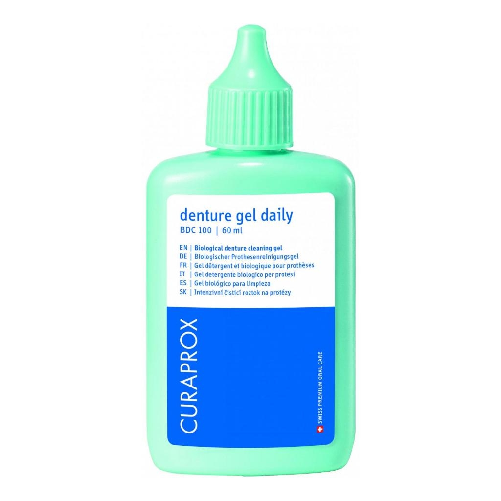 CURAPROX BDC 100 DAILY GEL PER LA PULIZIA QUOTIDIANA DELLA DENTIERA E DEGLI APPARECCHI MOBILI 60 ML 1 PEZZO