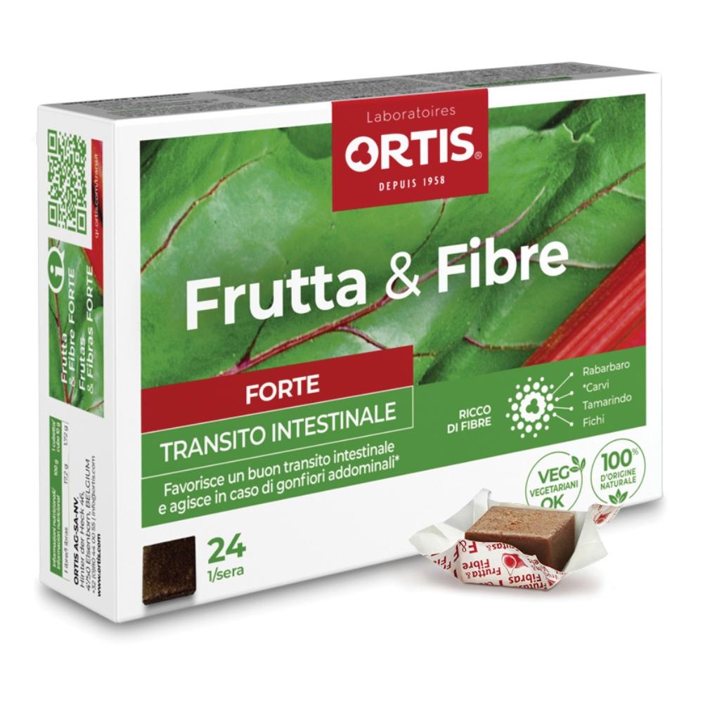 FRUTTA & FIBRE FORTE 24 CUBETTI