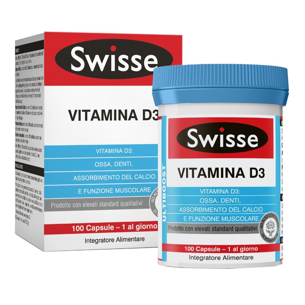 SWISSE VITAMINA D 100 CAPSULE MOLLI