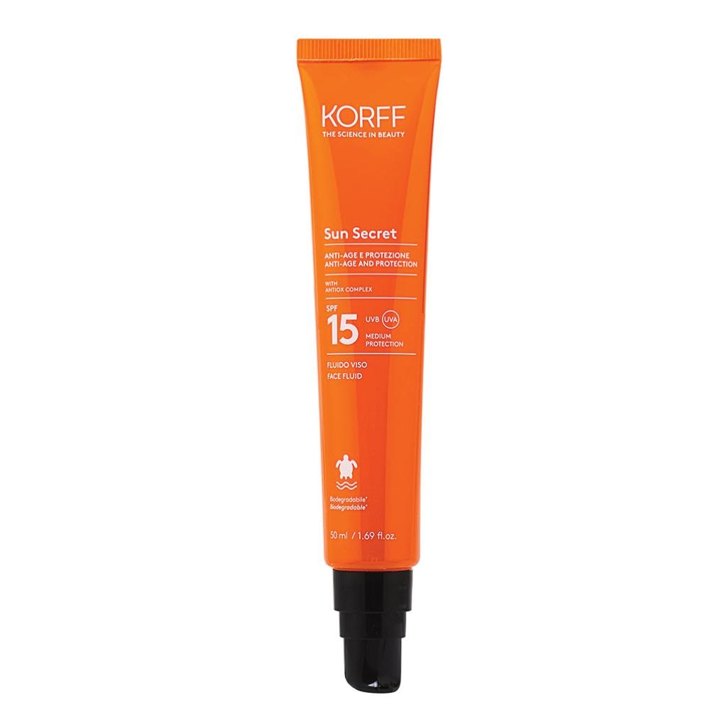 KORFF SUN SECRET FLUIDO VISO SPF15 50 ML