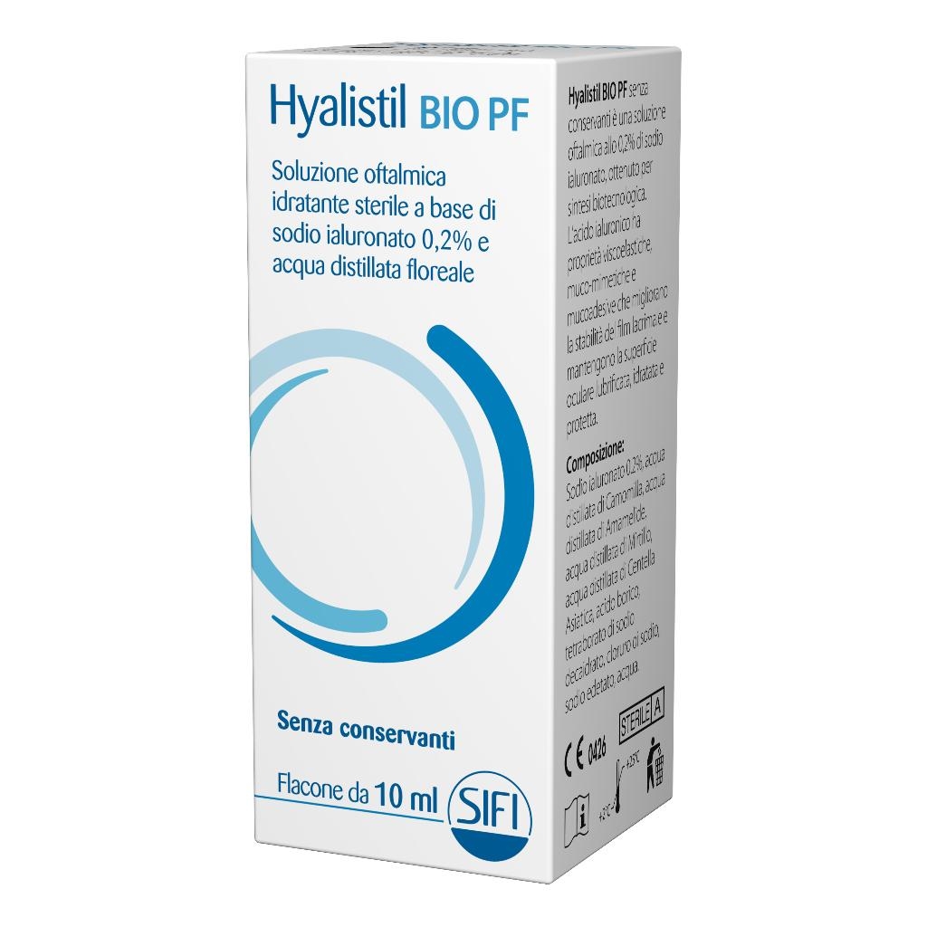 GOCCE OCULARI HA 0,2% E ACQUE DISTILLATE HYALISTIL BIO PF FRUTTI ROSSI 10 ML