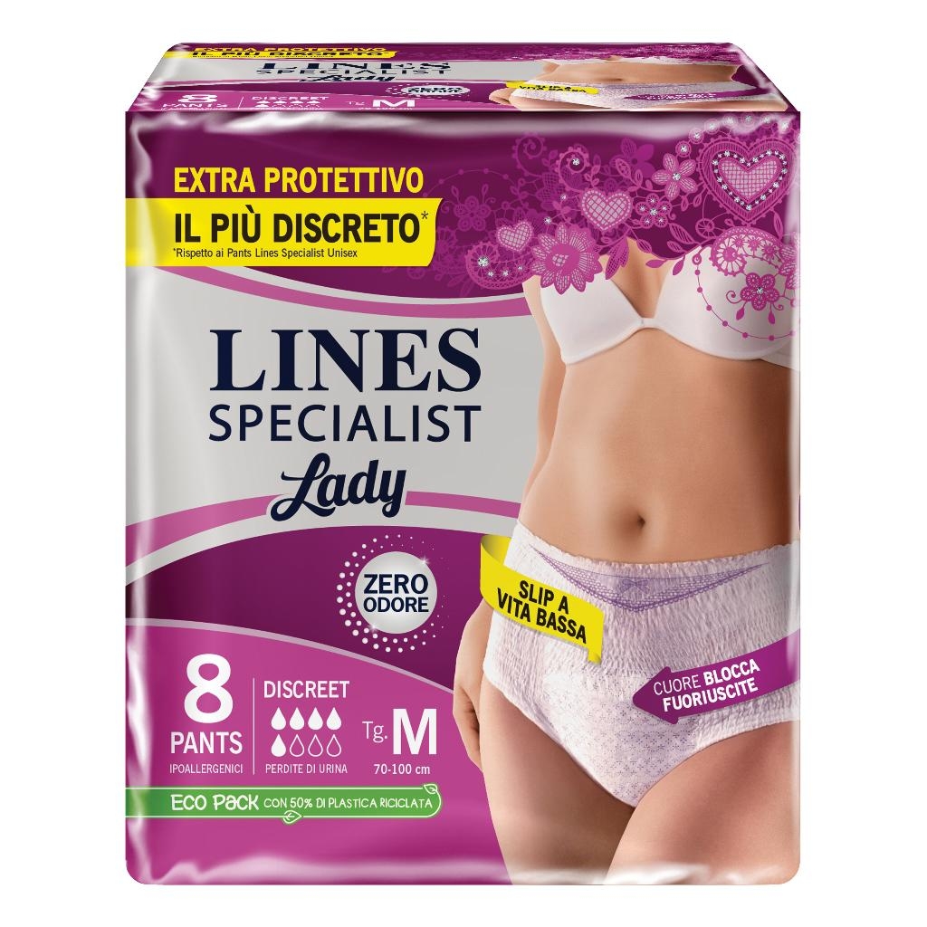 LINES SPECIALIST PANTS DISCREET M FARMA 8 PEZZI