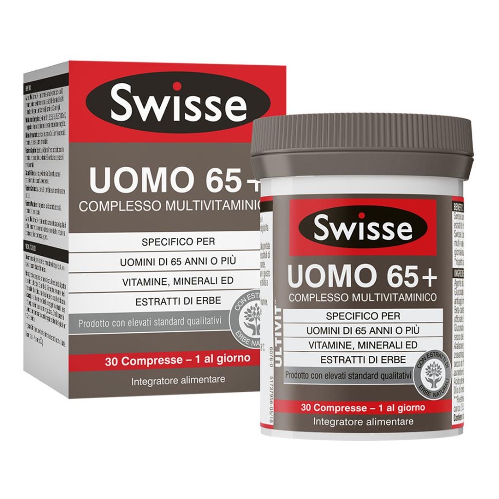 SWISSE UOMO 65+ COMPLESSO MULTIVITAMINICO 30 COMPRESSE