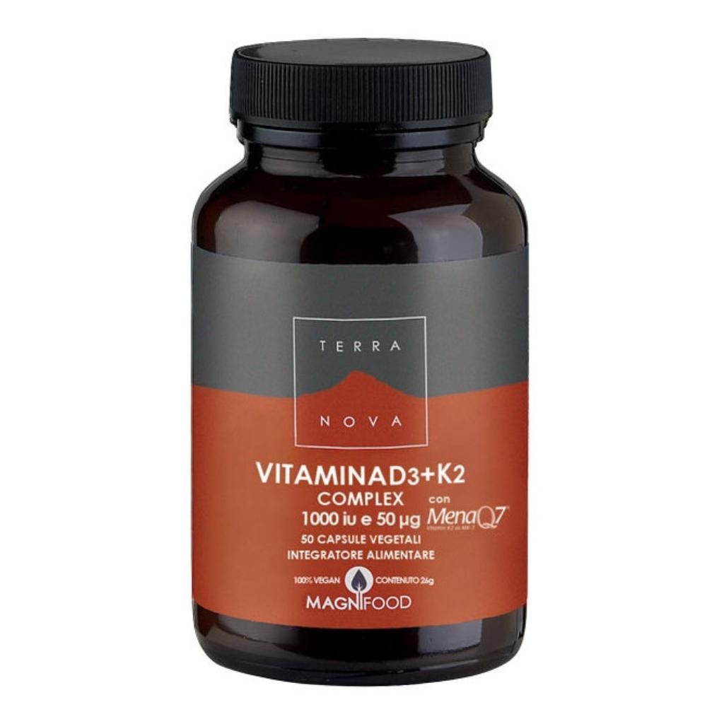 TERRANOVA VITAMINA D3 + K2 50 CAPSULE